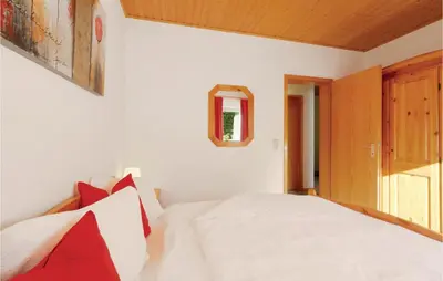 Ein Bett oder Betten in einem Zimmer der Unterkunft Ferienhaus 6 In Thalfang
