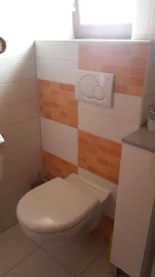 Ein Badezimmer in der Unterkunft Ferienwohnung Claudia & Dino