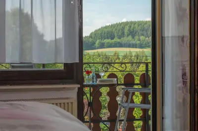 Ein Balkon oder eine Terrasse in der Unterkunft Landhaus Heimisch Bed & Breakfast