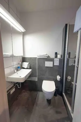 Ein Badezimmer in der Unterkunft The Paddock B&B