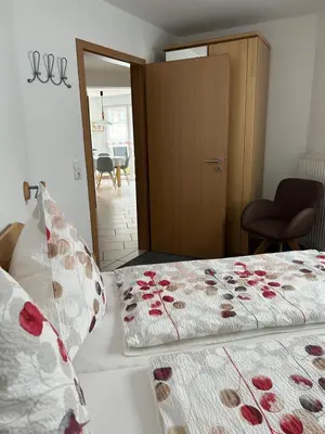 Ein Bett oder Betten in einem Zimmer der Unterkunft Haus Ostermann