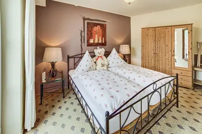 Ein Bett oder Betten in einem Zimmer der Unterkunft Landhaus Zimmermann