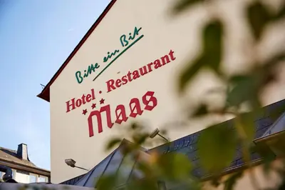 Ein Zertifikat, Auszeichnung, Logo oder anderes Dokument, das in der Unterkunft Hotel-Restaurant Maas ausgestellt ist