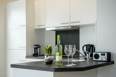 Küche/Küchenzeile in der Unterkunft Villa Sonnenblick
