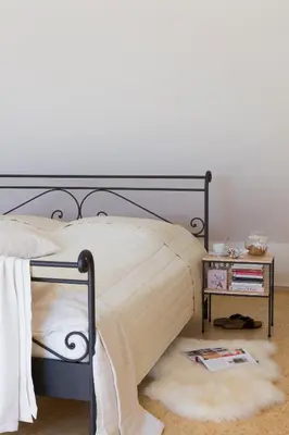 Ein Bett oder Betten in einem Zimmer der Unterkunft Landhaus 3 Birken