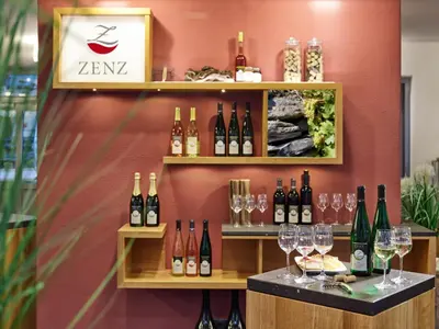 Getränke in der Unterkunft Ferienhaus Zenz - Gästezimmer im Winzerhaus