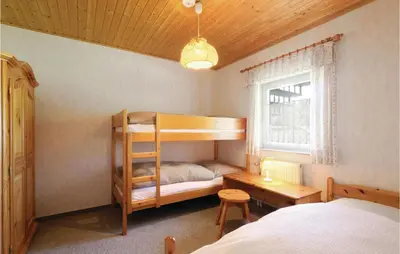 Ein Bett oder Betten in einem Zimmer der Unterkunft Ferienhaus 3 In Thalfang