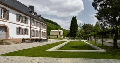 Ein Garten an der Unterkunft Gästehaus Cantzheim