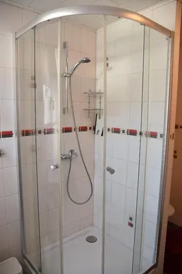 Ein Badezimmer in der Unterkunft Pension Heib