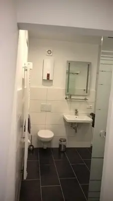 Ein Badezimmer in der Unterkunft Mosel Ausblick