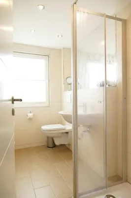 Ein Badezimmer in der Unterkunft Ferienwohnung Brautrock