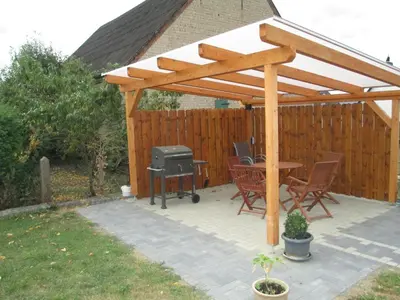 Ein Garten an der Unterkunft Ferienwohnungen Hehner