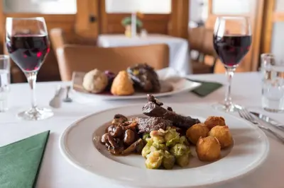 Essen in der Pension oder in der Nähe