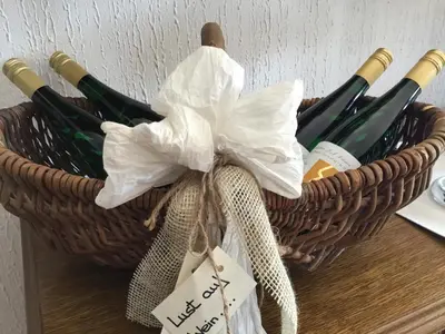 Getränke in der Unterkunft Mosel-Appartements Nehren