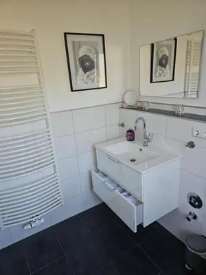 Ein Badezimmer in der Unterkunft FeWo Lena