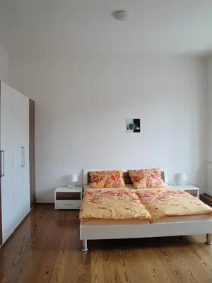 Ein Bett oder Betten in einem Zimmer der Unterkunft Villa Cella