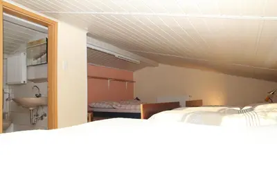 Ein Bett oder Betten in einem Zimmer der Unterkunft Ferienhaus am Maibüsch - rollstuhlgerecht