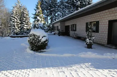 Ferienhaus am Maibüsch - rollstuhlgerecht im Winter