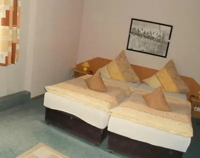 Ein Sitzbereich in der Unterkunft Hotel Andernacher Hof