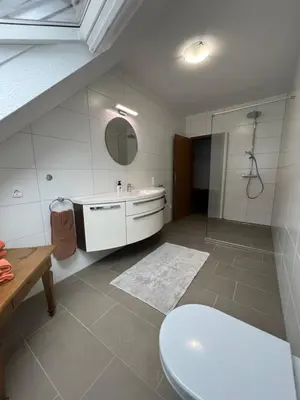 Ein Badezimmer in der Unterkunft Ferienweingut Göbel