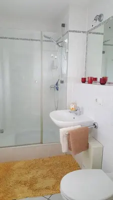 Ein Badezimmer in der Unterkunft Lotus