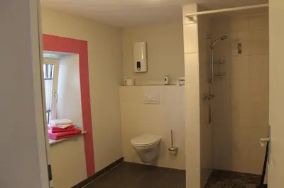 Ein Badezimmer in der Unterkunft Altes Schulhaus