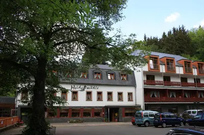Das Gebäude in dem sich das Hotel befindet