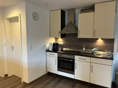 Küche/Küchenzeile in der Unterkunft Ferienwohnung Ahrblick