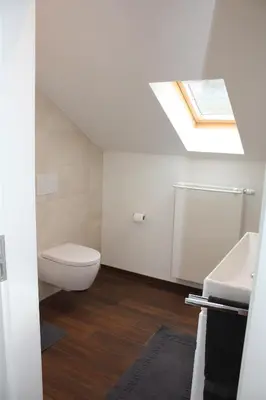 Ein Badezimmer in der Unterkunft Moderne Ferienwohnung 