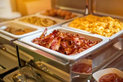 Essen im Hotel oder in der Nähe