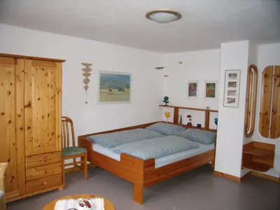 Ein Bett oder Betten in einem Zimmer der Unterkunft Ferienhof Mies