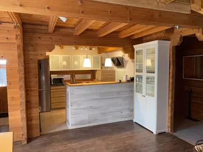 Küche/Küchenzeile in der Unterkunft EIFELCOTTAGE Family 7
