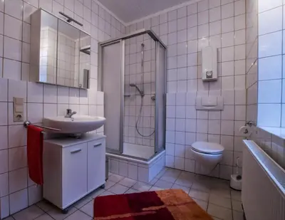 Ein Badezimmer in der Unterkunft Ferienwohnung Scheid