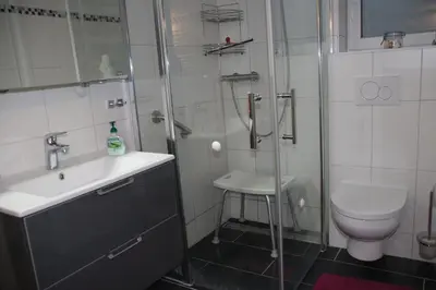 Ein Badezimmer in der Unterkunft Burbergblick