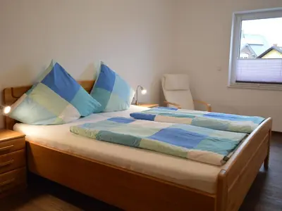 Ein Bett oder Betten in einem Zimmer der Unterkunft Traumhaftes Feriendomizil in der Vulkaneifel