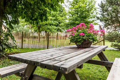 Ein Garten an der Unterkunft Pure Eifel