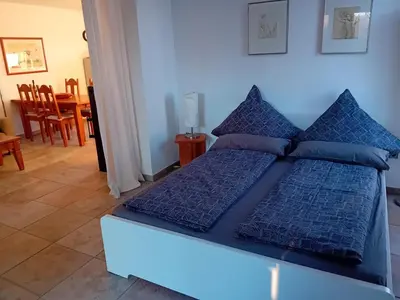 Ein Bett oder Betten in einem Zimmer der Unterkunft Domizil Koblenz