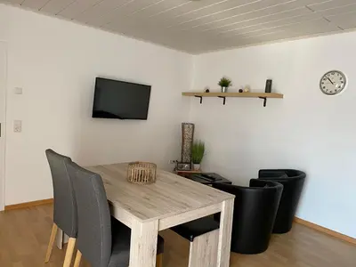 TV/Unterhaltungsangebot in der Unterkunft Ferienwohnungen Fuhrmann-Burg
