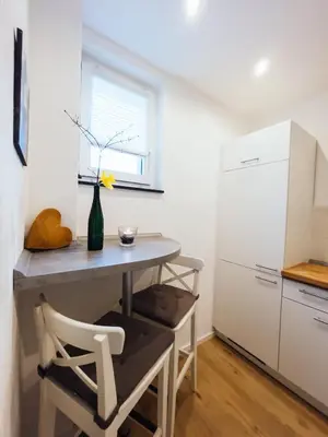 Küche/Küchenzeile in der Unterkunft Ferienwohnung Mosel