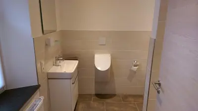 Ein Badezimmer in der Unterkunft Beim Hooch 