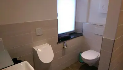 Ein Badezimmer in der Unterkunft Beim Hooch 