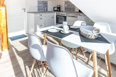Küche/Küchenzeile in der Unterkunft Ferienhaus Moselherz