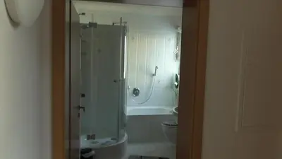 Ein Badezimmer in der Unterkunft Balles