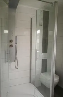 Ein Badezimmer in der Unterkunft Beim Hooch 