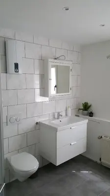 Ein Badezimmer in der Unterkunft Ferienhaus Emil