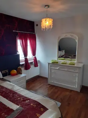 Ein Bett oder Betten in einem Zimmer der Unterkunft Gemütliche Zimmer