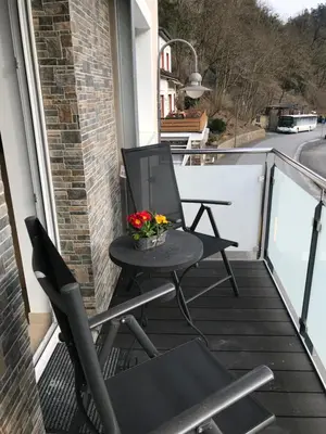 Ein Balkon oder eine Terrasse in der Unterkunft Haus Sonnentag