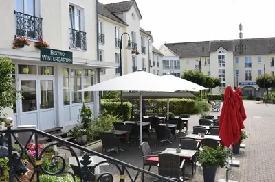 Das Gebäude in dem sich das Hotel befindet