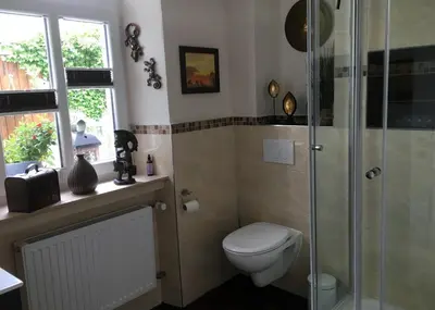 Ein Badezimmer in der Unterkunft The Cozy Cottage
