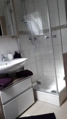 Ein Badezimmer in der Unterkunft Haus Madle